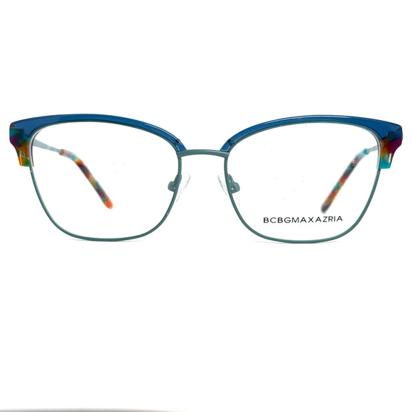 BCBGMAXAZRIA AISLING Blue‎ Teal Eyeglasses Frame 54-16-135mm H20607